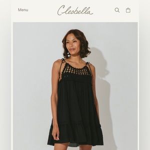 Cleobella Gia Mini Dress - XS - Black - NWT